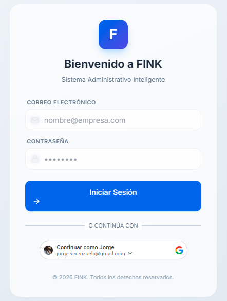 Fink App screenshot